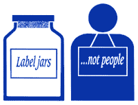 label jars not people